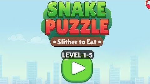 Snake Puzzle: Slither to Eat Levels 1,2,3,4,5