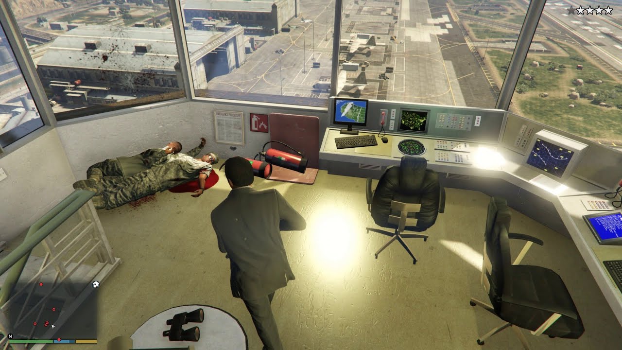 We took control of the military airport