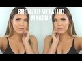 Bronzed Metallic Summer Makeup Tutorial | Faith Drew