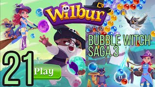 Wilbur (Bubble Witch Saga 3) Level 21 screenshot 4