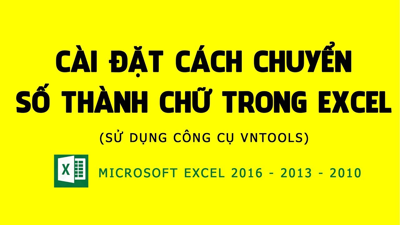 H ng D n C i t C ch Chuy n i S Th nh Ch Trong Excel YouTube H ng d n c i t c ch chuy n i s th nh ch trong excel youtube