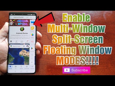 Honor Magic 5 Lite Enable Multi-Window Dock & Edge Panels to use Splitscreen & Floating Window Modes