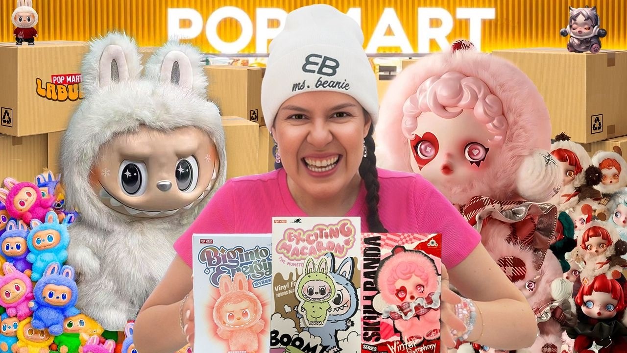 POP MART BAG CHARM BATTLE! (Labubu vs Skullpanda)