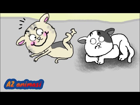kucing kawin | kartun lucu | Funny animal | Funny cartoon