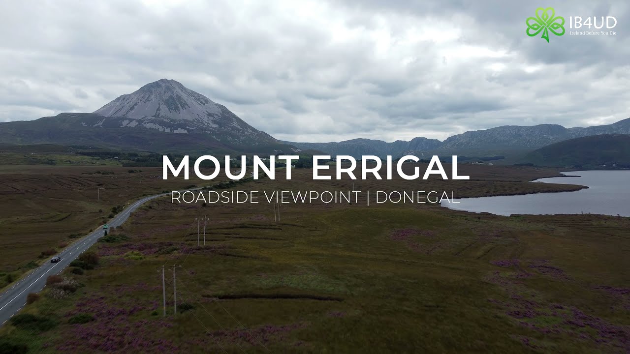 Mount Errigal from the roadside YouTube