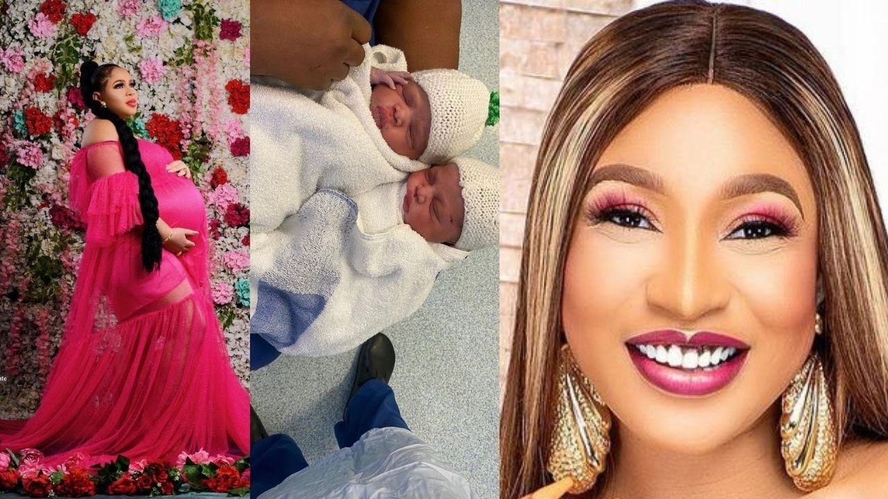 Tonto Dikeh S Sister Welcomes Twins Youtube [ 720 x 1280 Pixel ]