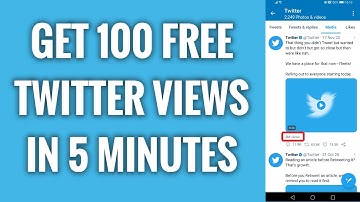 How To Get 100 Twitter Video Views In 5 Minutes