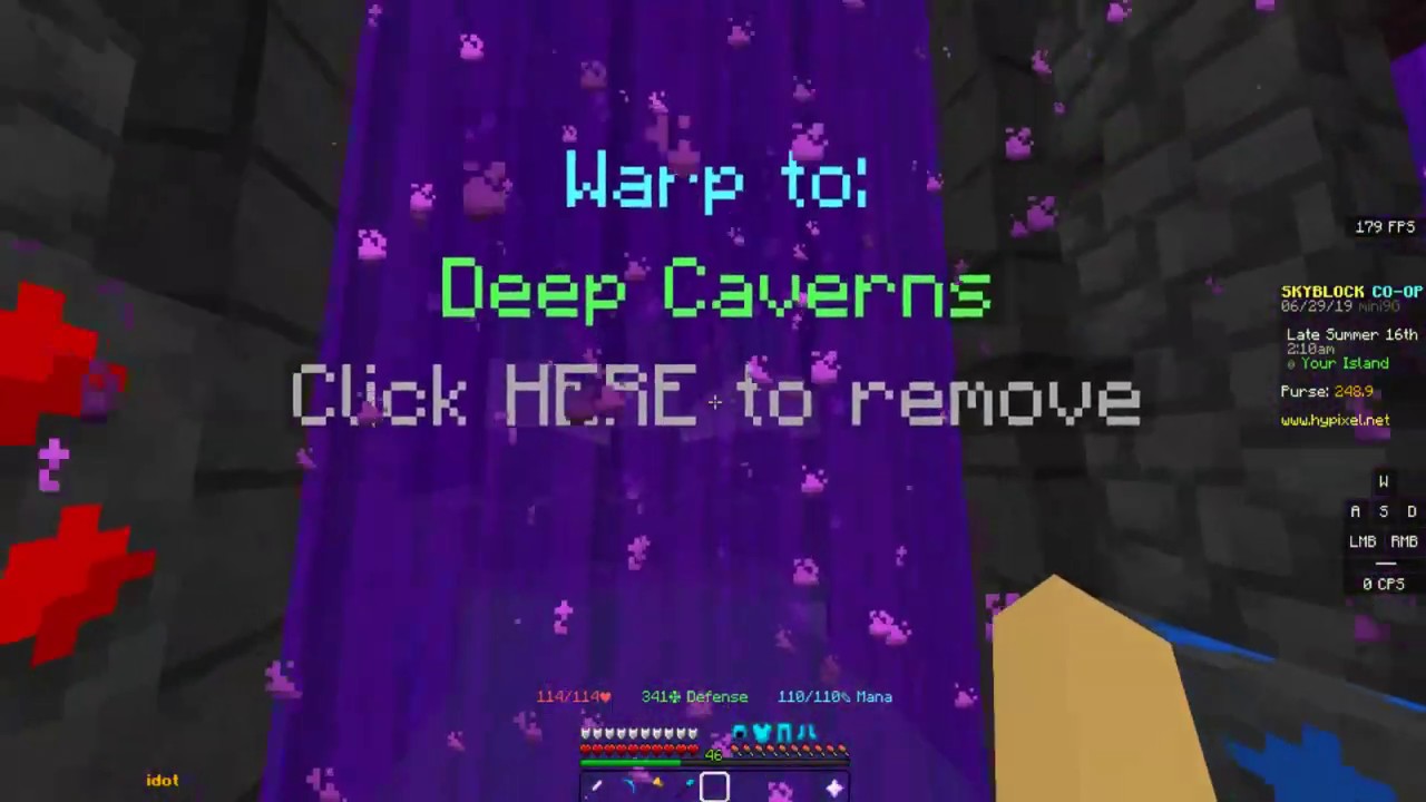 Permanent way to break portals + Change your prefix color (Hypixel