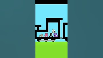 The Alphabet Train is Leaving! Don’t Miss It! #ralr #shorts #russianalphabetlore #algodoo #animation