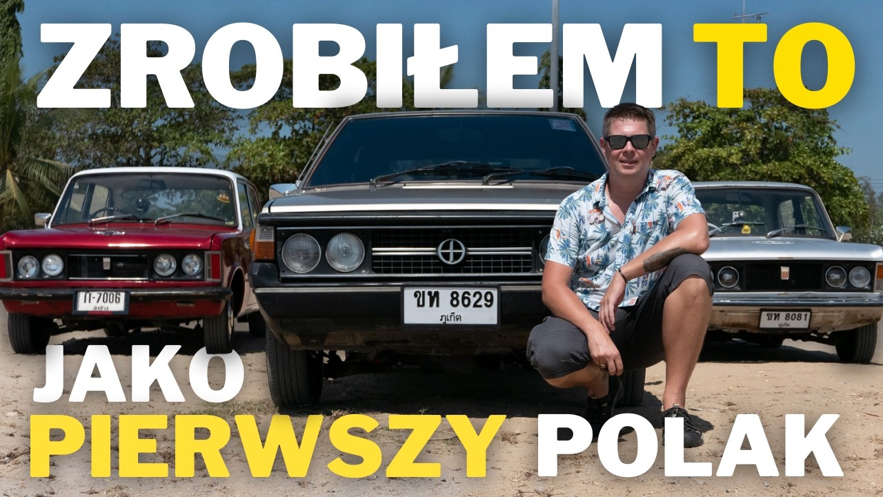Obejrzyj NAJPIĘKNIEJSZE nagranie polskich AUT na Tropikalnej wyspie | Polonez Borewicz Fiat 125p