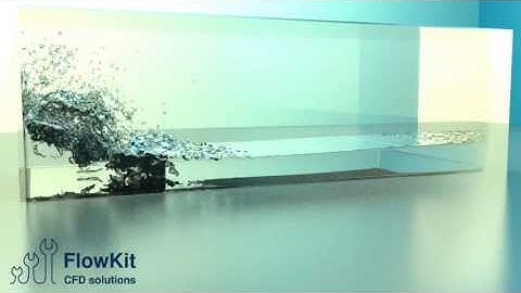 FlowKit Ltd: Dam Break, Hi-Res CFD Solution