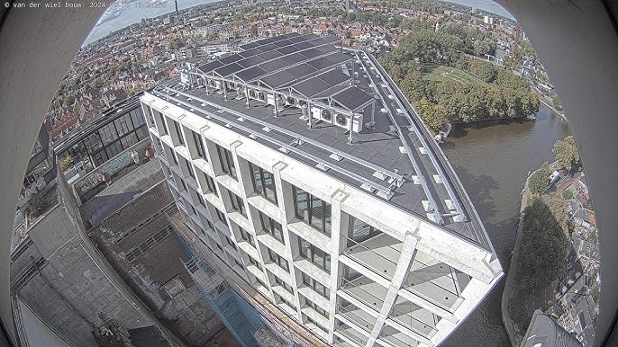 Bouw parkeergarage Meelfabriek - uHD PTZ camera. 