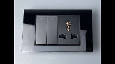 Công Tắc Ổ Cắm Điện Âm Tường Mặt Kính Cường Lực TENKO  I Tenko.com.vn