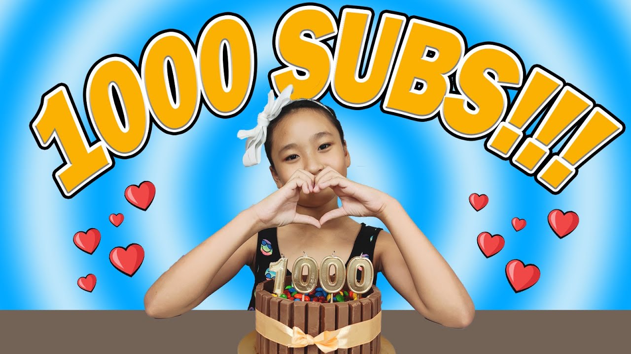 1000 Subscribers Celebration! Thank You SOOO Much For the Support ...