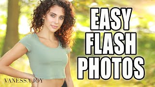 easy OUTDOOR Flash Photography | Portrait Photo Tutorial