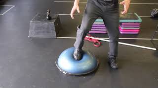 Ankle and Knee Bosu Ball Proprioception Stability Exercise