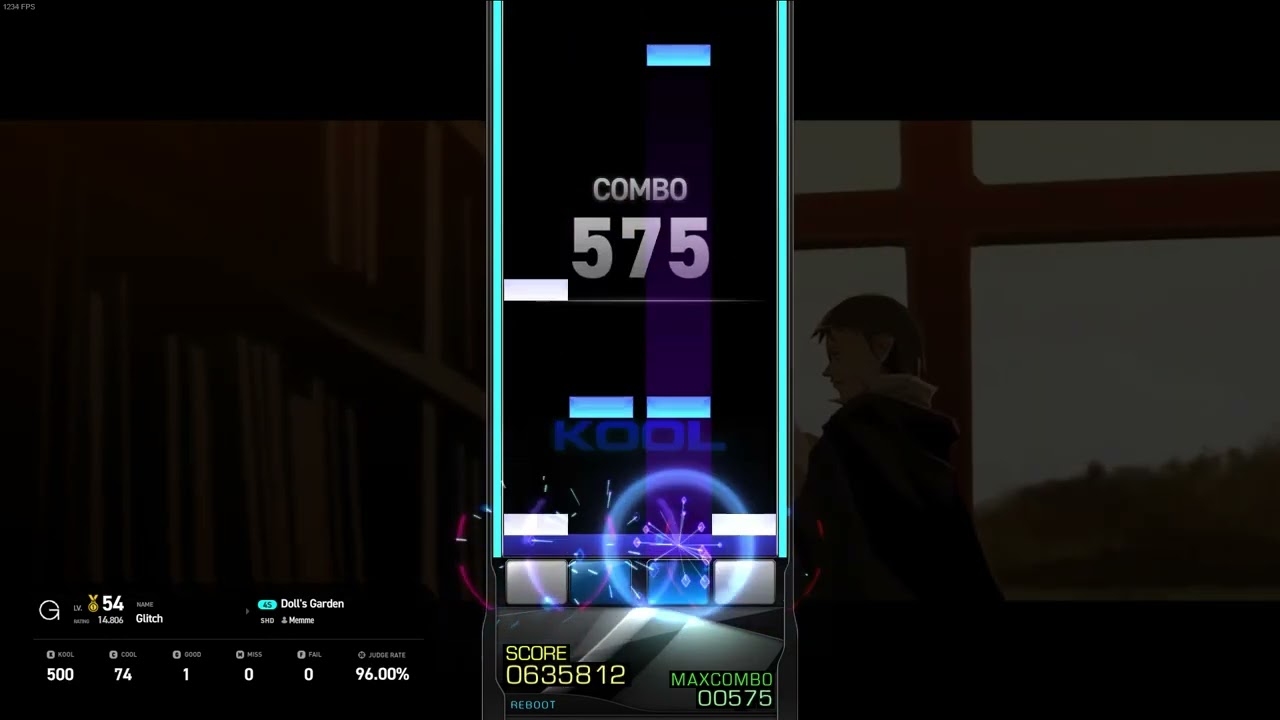 [EZ2ON REBOOT : R] Doll's Garden [4S/SHD/16] S+ 94.94% 1045206 NO MISS(All Combo)