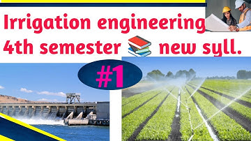 # Lecture 1 Introduction chapter 1 # irrigation engineering 4th semester civil engineering # I