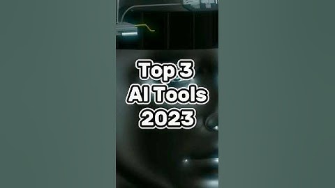 🔥TOP 3 AI Tools 2023 #shorts #aitools
