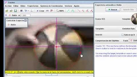 ESAD. Física. Práctica 1. Tracker tutorial Caída libre de balón
