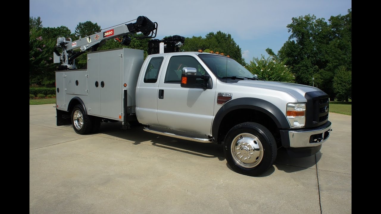 2010 ford F-550 mechanics service utility crane truck for sale.