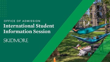 International Student Virtual Information Session