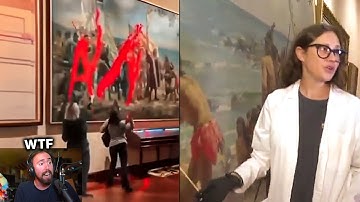 Activists ruined this painting beyond repair..