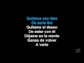 Quítame Ese Hombre in the style of Pilar Montenegro karaoke video with lyrics