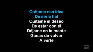 Quítame Ese Hombre in the style of Pilar Montenegro karaoke video with lyrics chords