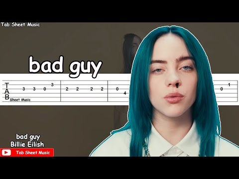 Billie Eilish - bad guy Guitar Tutorial