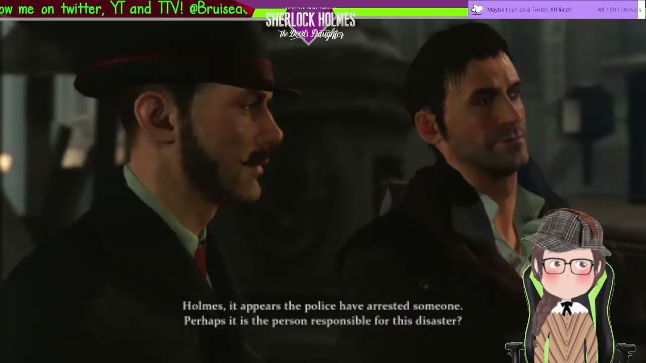 No more references. I'm no Orson Wilde! - Indie VTuber Lets Play Sherlock Holmes The Devils Daughter