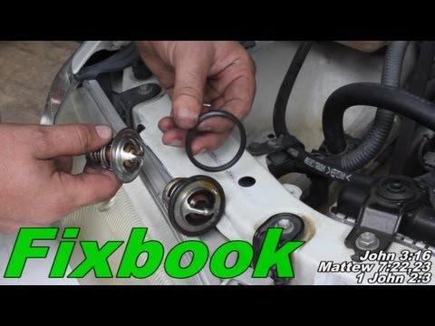 How to install a thermostat in a 1996 toyota camry
