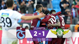 Trabzonspor (2-1) Akhisarspor | 25. Hafta - 2018/19