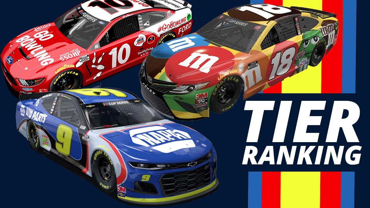 Tier Ranking the 2020 NASCAR Darlington Throwbacks YouTube