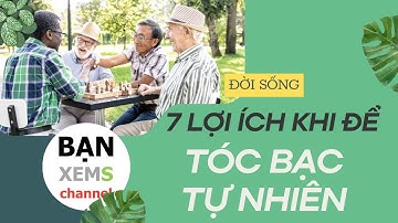 7 LỢI ÍCH CỦA VIỆC ĐỂ TÓC BẠC TỰ NHIÊN - Bạn Xems Channel