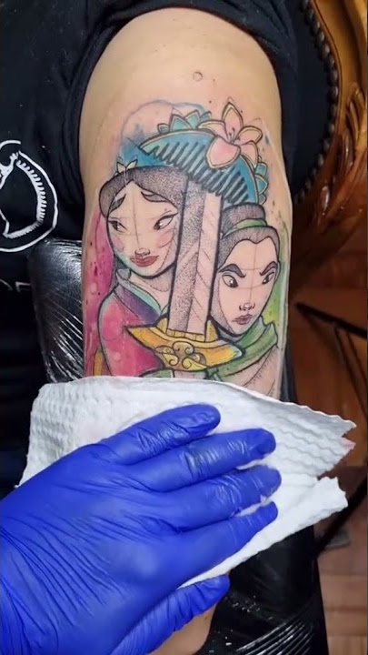 mulan tattoo #Shorts #animetattoo