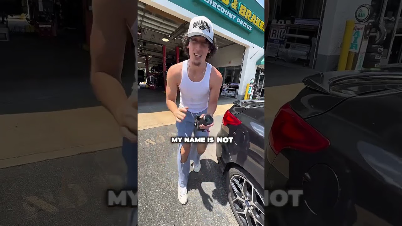 I can’t change your tire but I can shoot your videos 📸