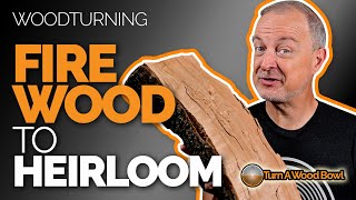 Firewood to Heirloom Woodturning Video by Turn A Wood Bowl 10,320 views 3 weeks ago 56 minutes