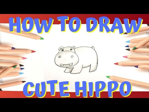 Wideo: Jak Narysować Hipopotama