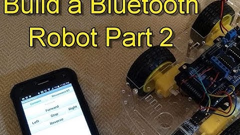 Build a Bluetooth Robot - Part 2 w/ MIT App Inventor