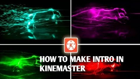 How To Make Running Panther Intro In Kinemaster | How To Make Gaming Intro In Kinemaster Android
