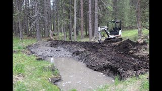 DIGGING A POND. by From the Woods 892 views 1 year ago 10 minutes, 44 seconds