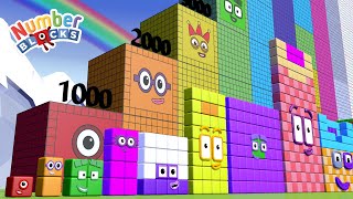 Learn Numbers 4096 vs 30,000 with Numberblocks Cube Adventure Step Squad | Fun Math for Kids! 🚀