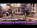[DROPS] 2.1 SHARE Your Lookbook &amp; House/Islands 🍄 cozy sesh  💜🔮 #infinitynikki