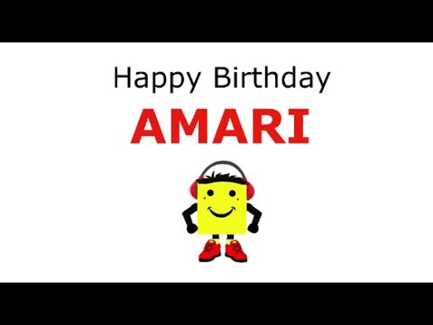 Happy Birthday Amari