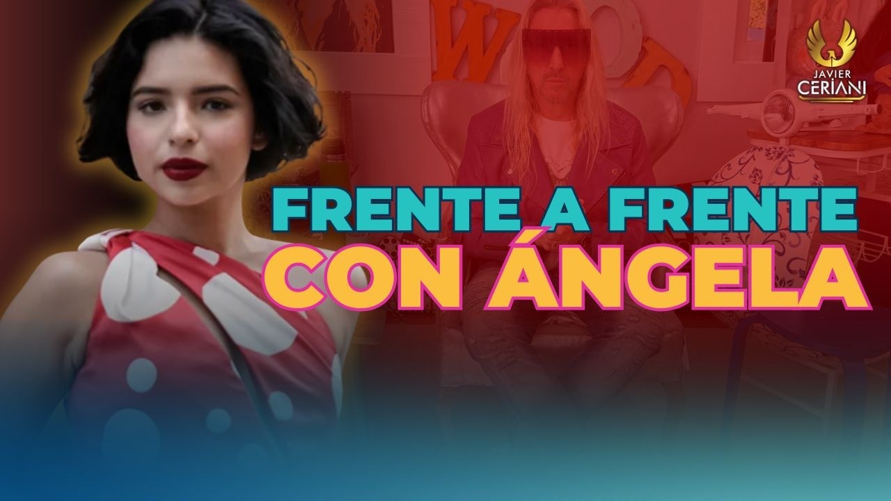 Ángela Aguilar en el foro de Javier Ceriani