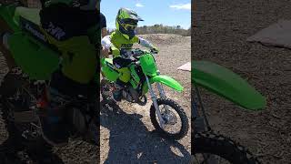 KX65 hitting the track