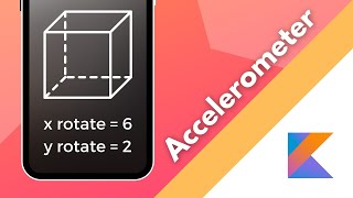 Accelerometer Sensor Tutorial in Android Studio (Kotlin 2021) screenshot 1