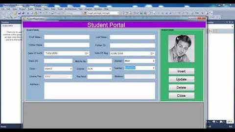 Part 5 VB.NET C_ Tutorial _ Insert data _ Image into database _Nano School