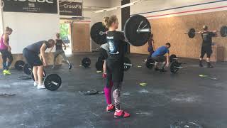 Split Walks + Split Jumps + BW Split Jerks + Paused Split Jerks at 35kg by Jana Geertz